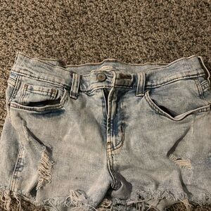 Old Navy Blue Jean Shorts with Distressed Details